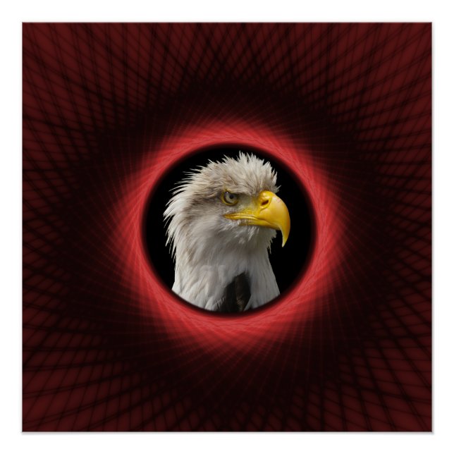 Zazzle Perfect Poster Woven Red Window Frame (Vorderseite)