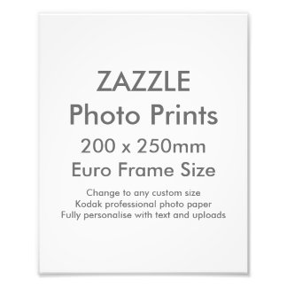 Zazzle Personnalisé 200x 250mm Photo Impression Ro