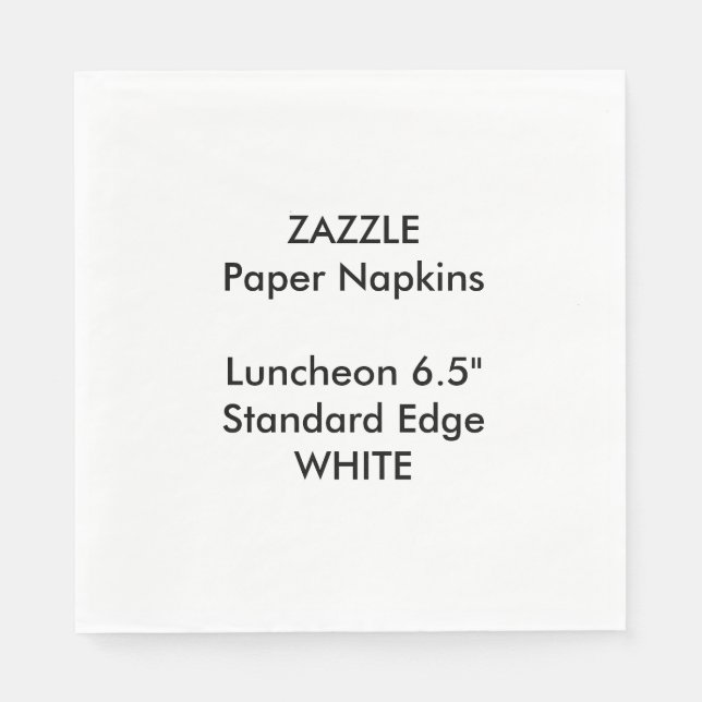 ZAZZLE Personnalisé Grandes serviettes en papier p (Devant)