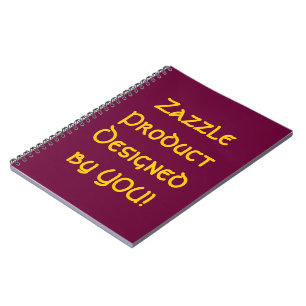 Zazzle-Produkt von Ihnen!   Notebook Notizblock