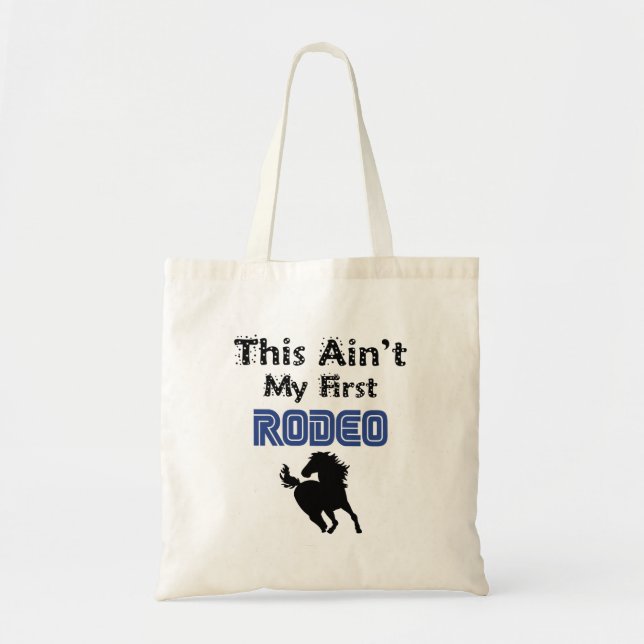 Zazzle Rodeo Tote Bag Tragetasche (Vorne)