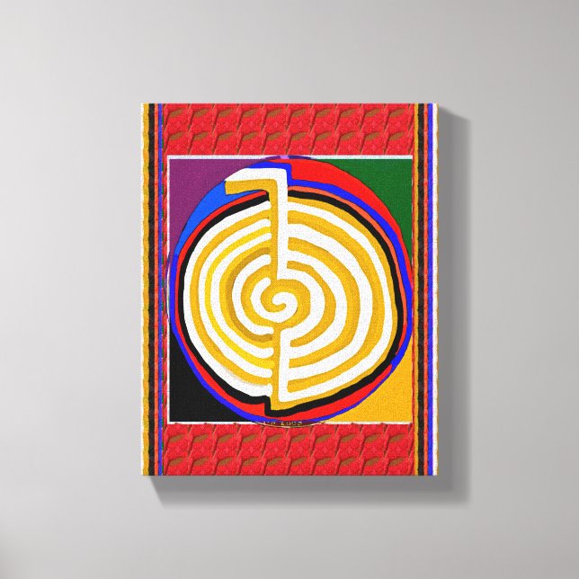 Zazzle Sale Schöne Künste Reiki Masters Karuna Sym Leinwanddruck (Vorderseite)