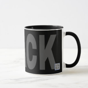 Zazzle schwarze Tasse