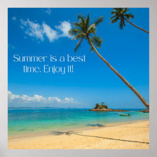 Zazzle Sommer genießen Sie es Leinwand drucken Poster