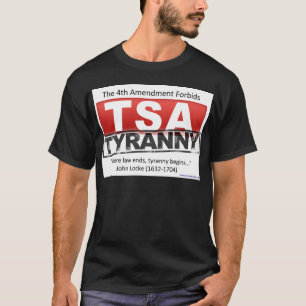 Zazzle TSA Tyrannei-Bild T-Shirt