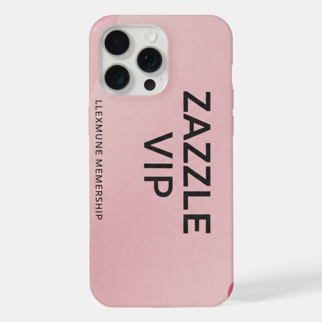 Zazzle VIP Hüllen iPhone 15 Pro Max Hülle (Rückseite)