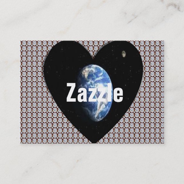 Zazzle weltweites Geschäft, 3,5" x 2,0", 100 Satz Visitenkarte (Vorderseite)