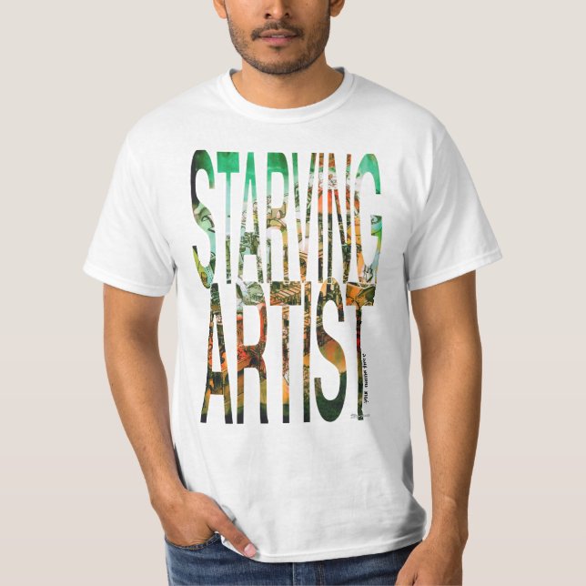 Zazzles billigstes Shirt für den verhungernden (Vorderseite)