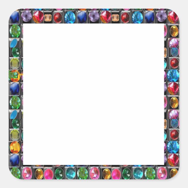 Zazzling Étiquette GEMS JEWELS PERLES Cadres front (Devant)