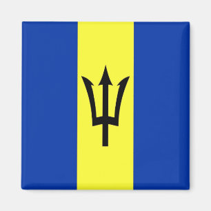 zBB001 BARBADOS Flag, Amerika, Kühlschrank Magnet