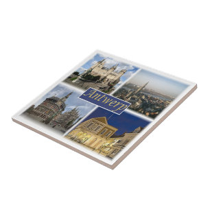 zBE008 ANTWERP Belgien, Keramik Tile Fliese