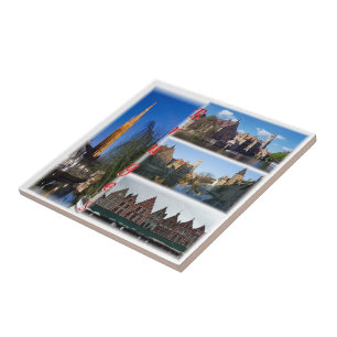 zBE010 BRUGES Belgien, Fliese