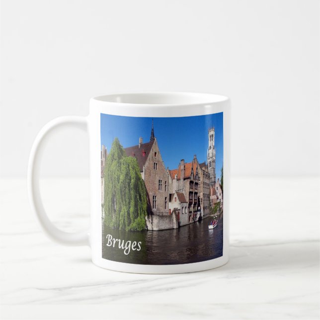 zBE052 BRUGES Kanal, Belgien, Tasse (Links)