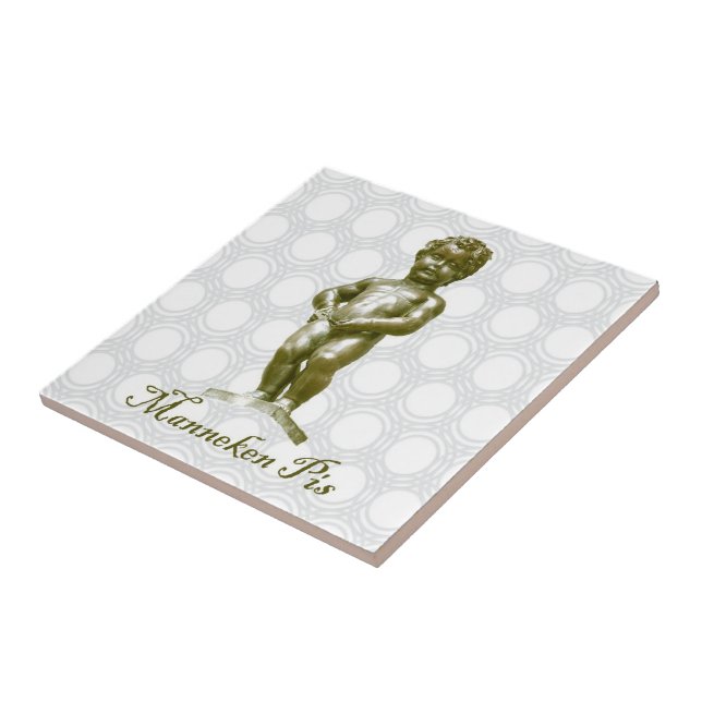 zBE054 MANNEKEN PIS Brüssel Brüssel Fliese (Seite)