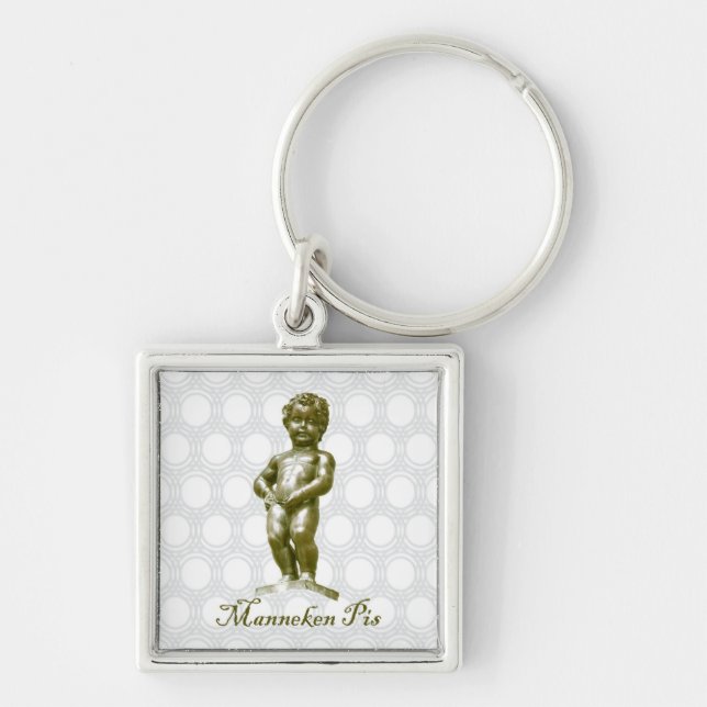 zBE054 MANNEKEN PIS Brüssel Brüssel Schlüsselanhänger (Vorne)