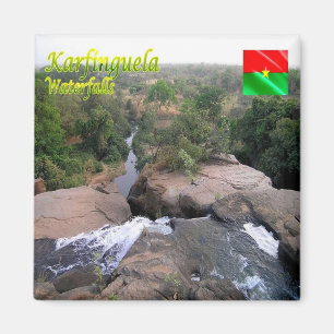 zBF011 KARFINGUELA, Burkina Faso, Kühlschrank Magnet