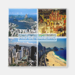 zBR003 RIO DE JANEIRO, Mosaik, Brasilien, Kühlschr Magnet