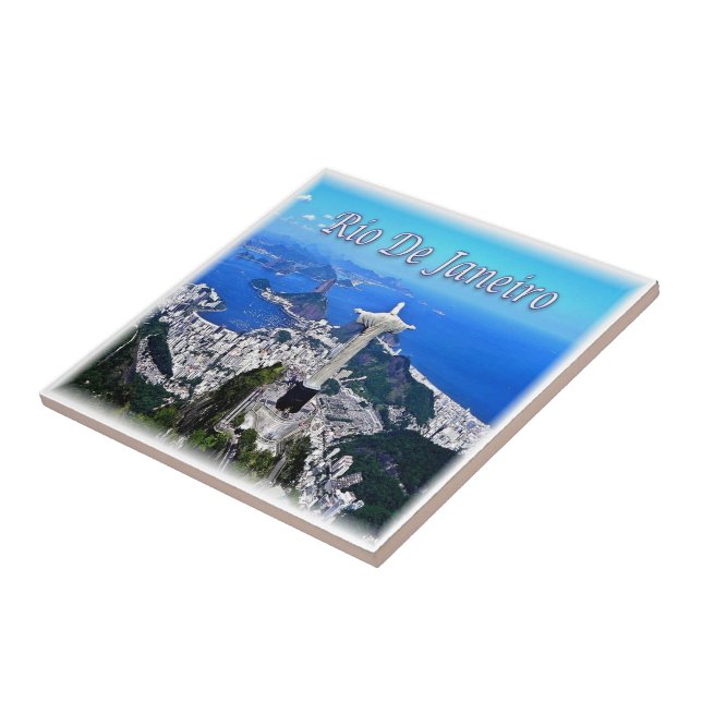 zBR005 RIO DE JANEIRO, Christ Redeemer, Fliese (Seite)