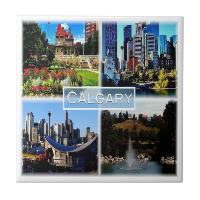 zCA006 CALGARY, Mosaic, Alberta, Kanada, Fliese (Vorderseite)