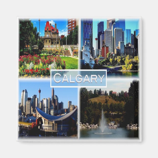 zCA006 CALGARY, Mosaic, Alberta, Kanada, Kühlschra Magnet (Vorne)