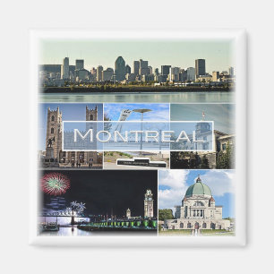zCA010 MONTREAL, Mosaik, Kanada, Amerika, Kühlschr Magnet