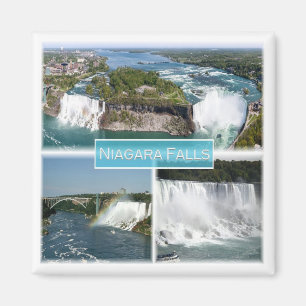 zCA012 NIAGARA FALLS from Rainbow bridge, Kühlschr Magnet