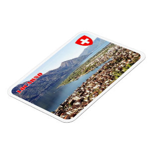zCH012 LOCARNO - Schweiz - Kühlschrankmagnet Magnet