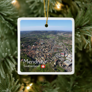 zCH015 MENDRISIO, Schweiz, Keramikornament