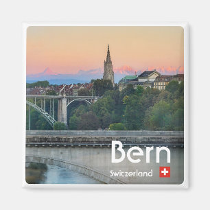 zCH022 BERN Downtown Switzerland, Kühlschrank Magnet