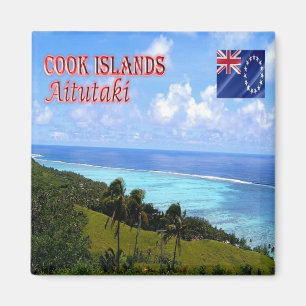 zCK005 AITUTAKI, Cookinseln, Ozeanien, Kühlschrank Magnet