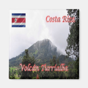 zCR005 COSTA RICA, Volcan Turrialba, Kühlschrank Magnet