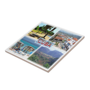 zCU002 CUBA, Mosaik, Amerika, Fliese