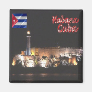 ZCU007 HAVANA, Leuchtturm, Kuba, Amerika, Kühlschr Magnet