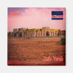 zCV016 RABIL Airport, Kap Verde, Afrika, Kühlschra Magnet