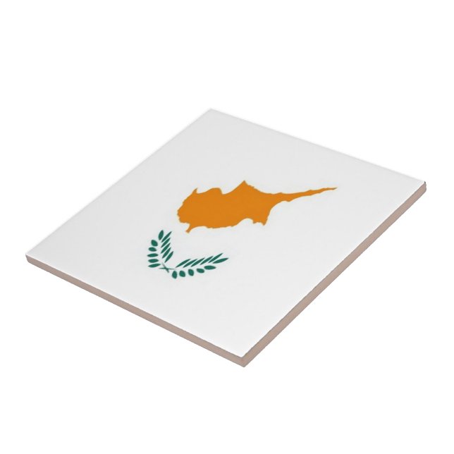 ZCY001 CYPRIOT FLAG, Zypern, Fliese (Seite)
