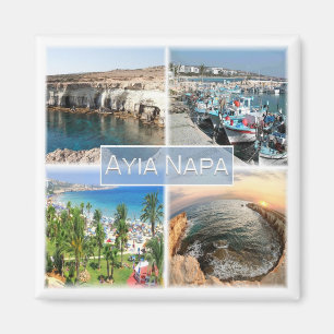 ZCY004 AYIA NAPA Zypern - Kühlschrank Magnet