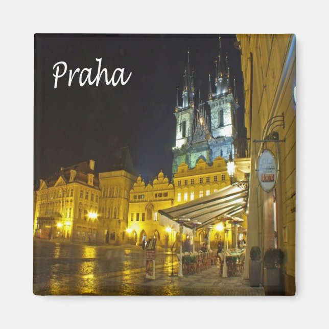 zCZ010 PRAG Tschechische Republik - Kühlschrank Magnet (Vorne)