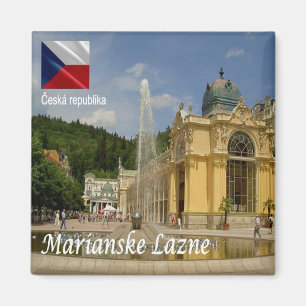zCZ017 MARIANSKE LAZNE Tschechische Republik, Kühl Magnet