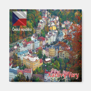 zCZ019 KARLOVY VARY Tschechische Republik, Kühlsch Magnet