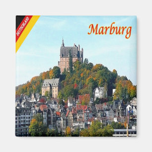 zDE005 MARBURG Castle Deutschland Magnet