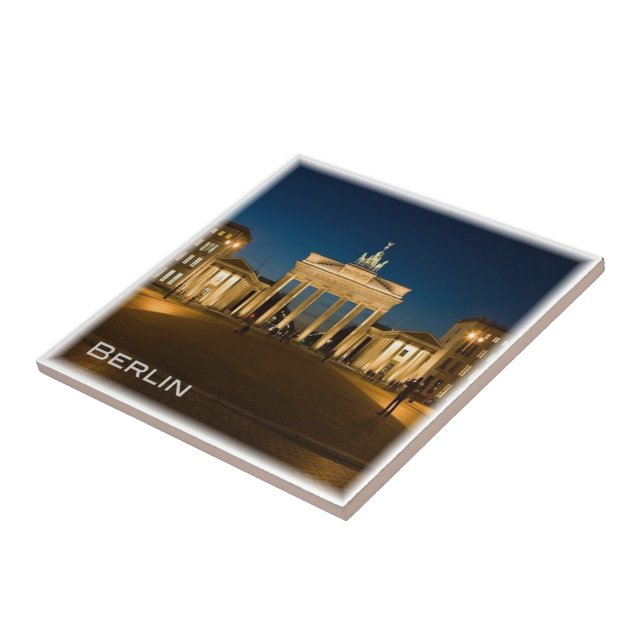 zDE019 BERLIN Brandenburger Tor Deutschland, Fliese (Seite)