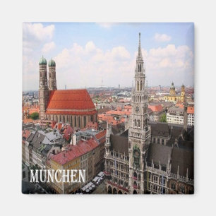 zDE023 MUNCHEN Deutschland, Kühlschrank Magnet
