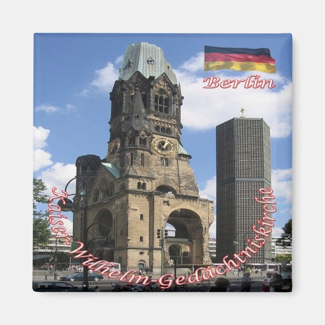 zDE038 BERLIN Kaiser-Wilhelm-Gedenkkirche, Magnet (Vorne)