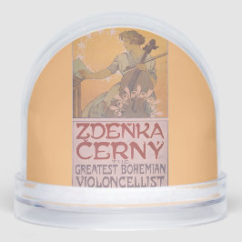 Zdenka Cerny poster by Alphonse Mucha  Schneekugeln