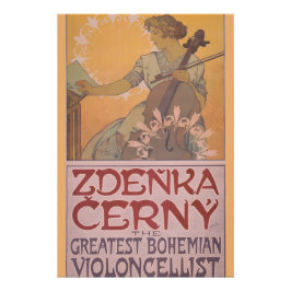 Zdenka Cerny Poster von Alphonse Mucha