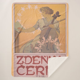 Zdenka Cerny Poster von Alphonse Mucha Sherpadecke