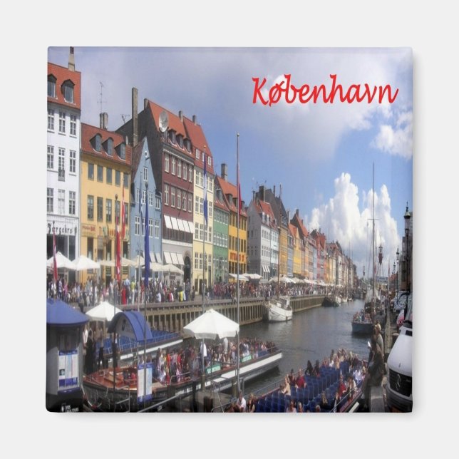 zDK005 Copenhagen Kopenhagen Denmark - Fridge Magnet (Vorne)