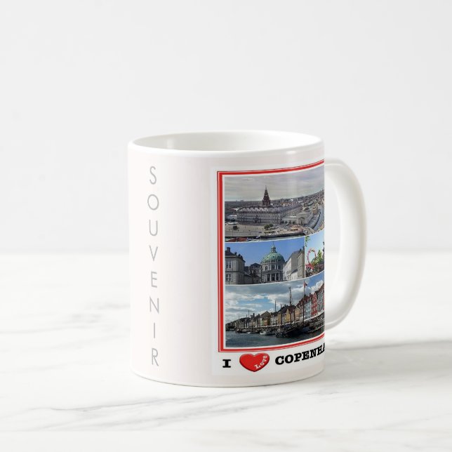 zDK014 KOPENHAGEN KOPENHAGEN I LIEBE, Kaffeetasse (VorderseiteRechts)