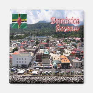 zDM005 ROSEAU, Cuise Pics, Dominica, Kühlschrank Magnet