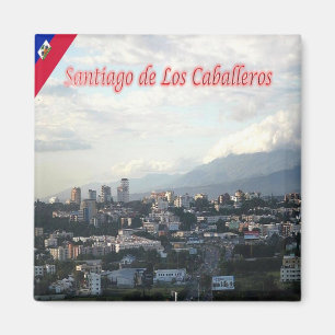 zDO012 SANTIAGO DE LOS CABALLEROS, Kühlschrank Magnet